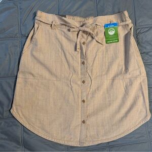 Columbia Organic Cotton Tan Skirt